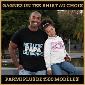 Concours : Gagnez un tee-shirt au choix parmi plus de 1500 modèles!