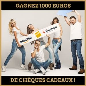 Concours : Gagnez 1000 euros de chèques cadeaux !