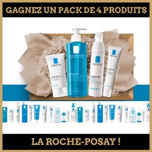 Gagnez un pack de 4 produits La Roche-Posay !