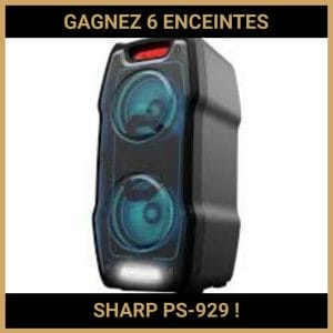 CONCOURS : GAGNEZ 6 ENCEINTES SHARP PS-929 !