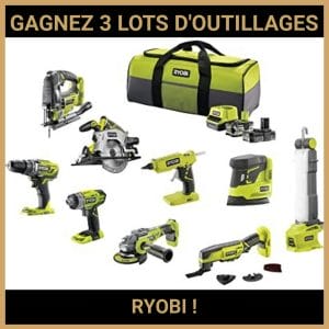 CONCOURS: GAGNEZ 3 LOTS D'OUTILLAGES RYOBI !
