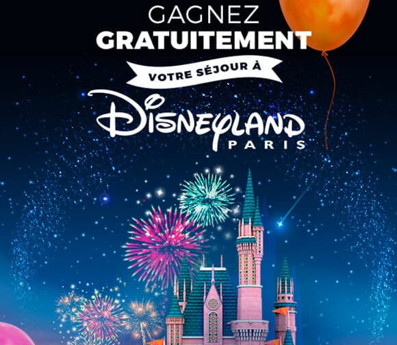 Jeu concours gratuit pour gagner un séjour à Disneyland Paris. Tentez vitre votre chance !